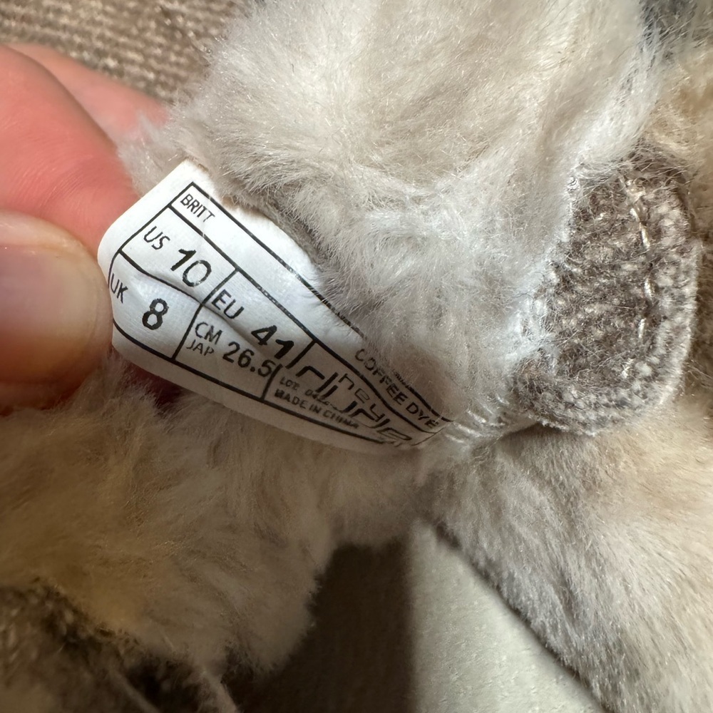 Hey Dudes Tan Fur-Lined Women's Shoes - Picture 7 of 7